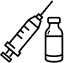 Injection and bottle icon