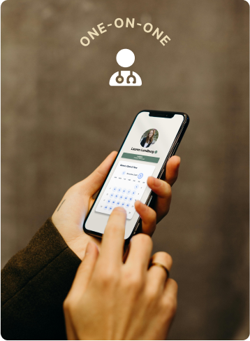 Women using mobile