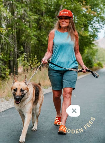 Women with dog